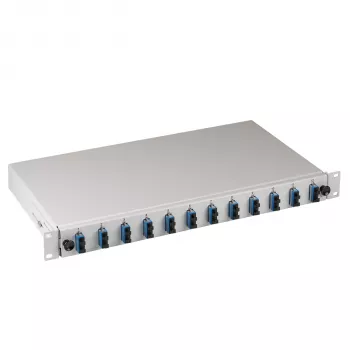 EFB Electronics lasbox SC 9/125 OS2 uitschuifbaar 12 pigtails 6 koppelingen