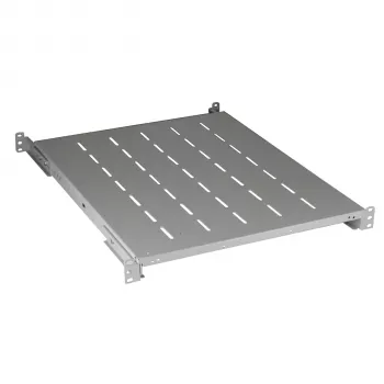 EFB Elektronik 19 inch 1U vast rek, inbouwdiepte 750-850 mm, draagvermogen 120 kg, kastdiepte 1000 mm, RAL 7035 lichtgrijs
