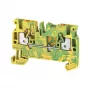 Weidmüller A2C 2.5 PE aardleiding-rijgklem, groen/geel, 2 aansluitingen, 2,5 mm², PUSH IN