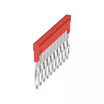 Weidmüller ZQV 1.5N/10 RD dwarsverbinder, 10-polig, 1,5 mm², rood, Wemid, 20 stuks