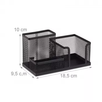 Relaxdays bureau-organizer zwart