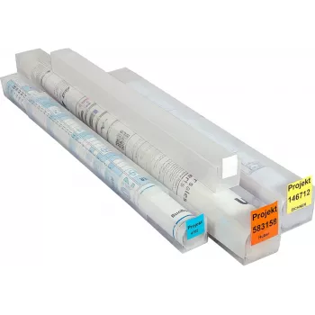 Eichner plankoker 4,5 cm transparant – opbergkoker voor documenten