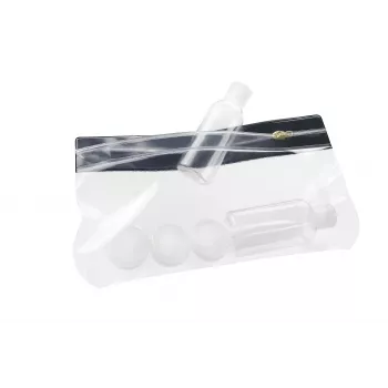 Eichner Slide Lock-hoes transparant/zwart 10 stuks