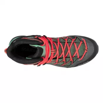 Salewa Mountain Trainer Lite Mid GTX Dames Wandelschoenen - Cactus/Fluo Coral - EU 40.5