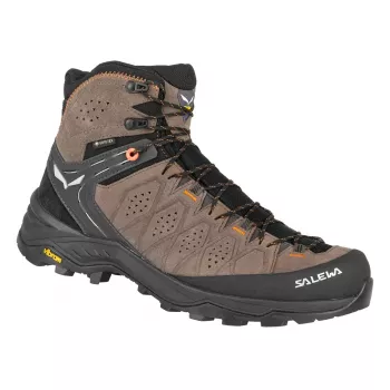 SALEWA Alp Trainer 2 Mid GTX wandelschoenen - Walnut/Fluo Orange - UK 9.5 (EU 44)