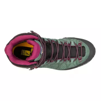 SALEWA Alp Trainer 2 Mid GTX Dames Wandelschoenen - Duck Green / Rhododendron - UK 4 (EU 36,5)