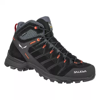 SALEWA Alp Mate Mid WP wandelschoenen Black Out/Fluo Orange UK 11 (EU 46)