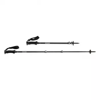 SALEWA Puez Aluminium Stokken Pro-Zwart