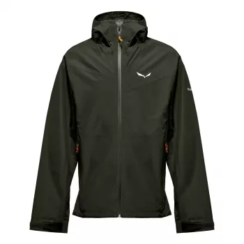 Salewa Puez Aqua 4 PTX 2.5L regenjas - Dark Olive (maat S)