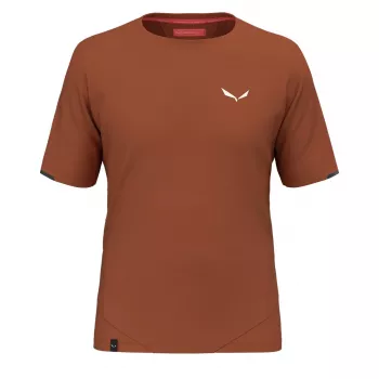 Salewa Pedroc Dry Hybrid T-shirt S - Bombay Brown