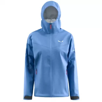 Salewa Puez Aqua 4 PTX 2.5L jas dames - Morning Blue, XS