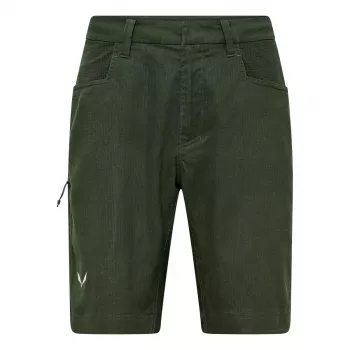 Salewa Agner Hemp Ripstop Shorts - Dark Olive - maat M