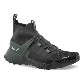 Salewa Wildfire NXT Knit schoenen zwart olijf UK8