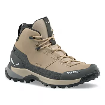 SALEWA Puez Leather Mid PTX dames wandelschoenen Onyx UK 5.5