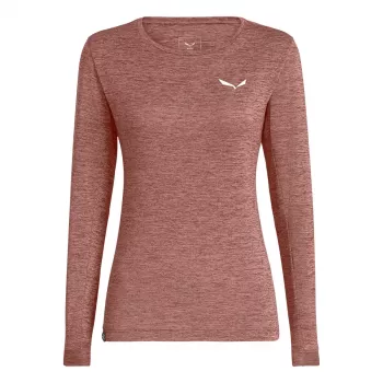 SALEWA Puez Melange Dry longsleeve dames Pink S