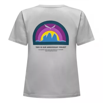 SALEWA dames Eagle Anniversary T-shirt - Optical White