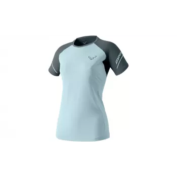 SALEWA dames Dynafit Alpine Pro S/S tee - Cloud Blue, maat S