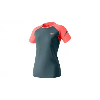 SALEWA dames Quick-Dry Dynafit Alpine Pro S/S Tee - Cinder