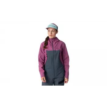 SALEWA dames Dynafit Transalper 3L jas - Magenta, maat M