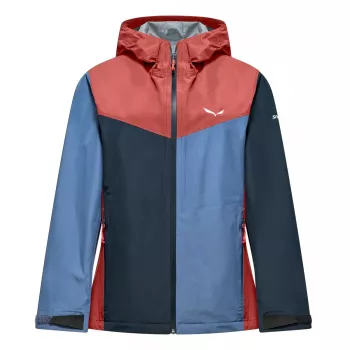 Salewa Puez Aqua 4 PTX 2.5L jas - Etruscan Red/Multi
