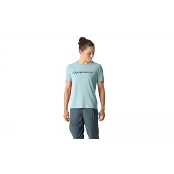 SALEWA Dynafit Traverse T-shirt dames - Cloud Blue, maat XS