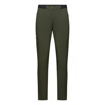 Salewa Pedroc 5 Dst Pant dames softshellbroek - Dark Olive, maat S