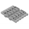 WAGO 221-2525 montageadapter voor verbindingsklemmen van de serie 221, 5-pack, grijs