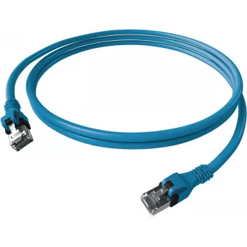 EasyLan saCon DualBoot patchkabel Cat.6A S/FTP blauw 7,5m