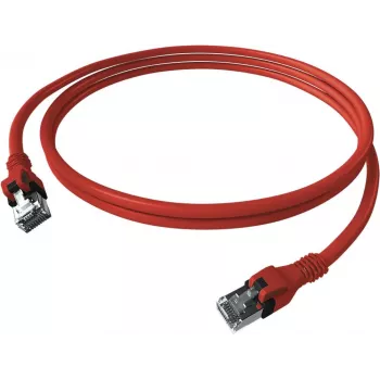 EasyLan saCon DualBoot patchkabel S/FTP rood 1,0m Cat.6A
