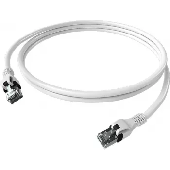 EasyLan saCon DualBoot patchkabel S/FTP wit 1,0m Cat.6A