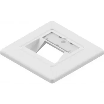 EasyLan CKVDUSL2R keystone-module-draagraam - 2 poorten - wit - inbouwmontage
