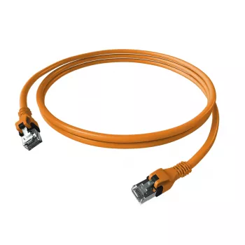 EasyLan saCon DualBoot-patchkabel S/FTP oranje 5,00m Cat.6A