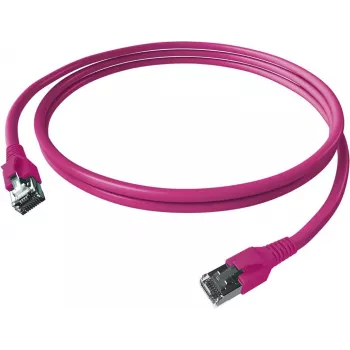 EasyLan FlexBoot Cat.6A S/FTP patchkabel, paars, 3,0 m