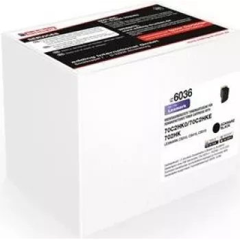 Edding EDD-6036 zwarte tonercartridge compatibel met Lexmark 70C2HK0