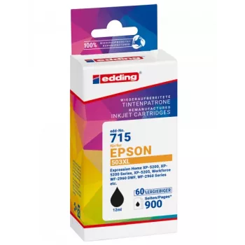EDDING Compatibele inktcartridge zwart voor Epson 503XL T09R1 (18-715)