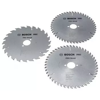 BOSCH Power Tools PRO hout-cirkelzaagblad 190 mm (3-pack voordeelverpakking)