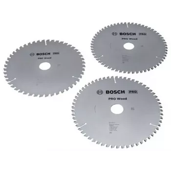 BOSCH POWERTOOLS PRO Wood cirkelzaagblad 216 mm (3-pack promotieverpakking)