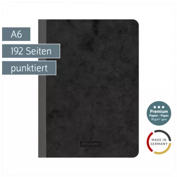 BRUNNEN FACT!plus notitieboek DIN A6 stippenraster