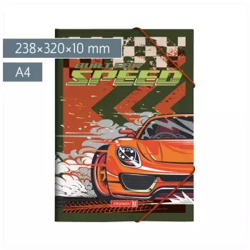 BRUNNEN Fast Wheels documentenmap A4 rood/groen