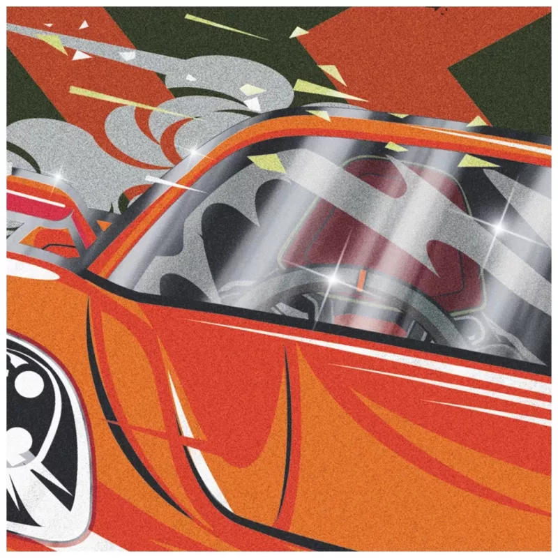 BRUNNEN Fast Wheels documentenmap A4 rood/groen