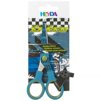 BRUNNEN Fast Wheels kinderschaar blauw/groen 13,0 cm