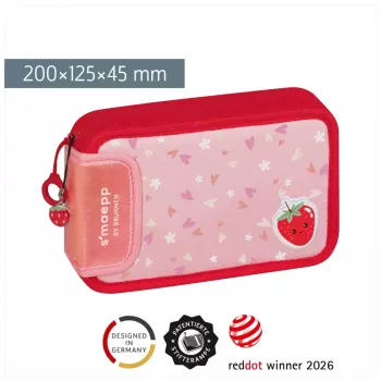 BRUNNEN gevuld etui s'maepp Fruity Love roze/rood 16-delig, 20,0 x 4,5 cm (1049120522)
