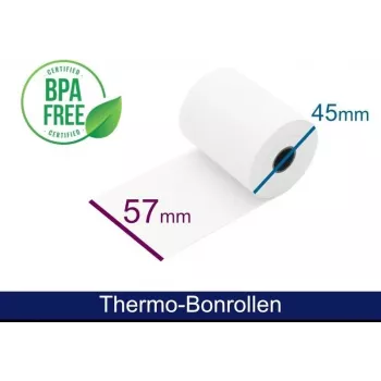 ARTDEV thermorol - 57mm x 25m, 12mm kern, wit