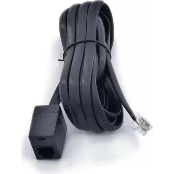ARTDEV RJ12 verlengkabel 3m zwart - telefoonverlengkabel
