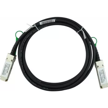 BLUEOPTICS compatibele Cisco QSFP-H40G-CU0.5M BlueLAN QSFP direct attach kabel, 40GBASE-CR4, Ethernet/Infiniband QDR, 30AWG, 0,5 meter (QSFP-H40G-CU0.5M-BL)