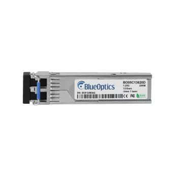 BlueOptics BO05C13620D Compatible Ruckus SFP-1G-LX-20KM SFP-transceiver, LC Duplex, 1000BASE-LX, 20 km, Single-Mode-vezel