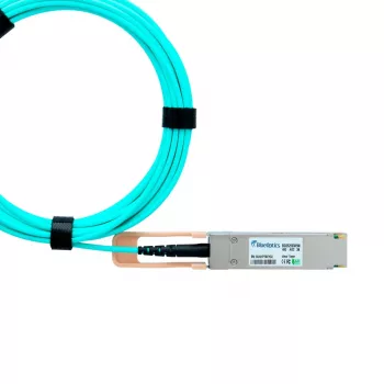 BlueOptics Ruckus 40G-QSFP-QSFP-AOC-1001 Compatibel AOC QSFP+ Active Optical Cable 10m (BO252503K10M)