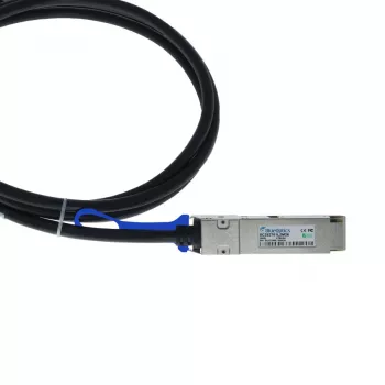 BlueOptics Ruckus 100G-QSFP-4SFP-P-0101 Compatibele BlueLAN QSFP28 DAC Breakout-kabel, 1m