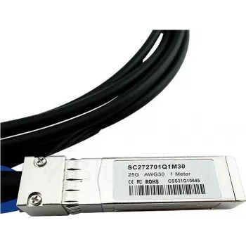 Compatibele MikroTik S+DA0002 BlueLAN 10GBASE-CR passieve SFP+ naar SFP+ Direct Attach-kabel, 2 meter, AWG30 (S+DA0002-BL)