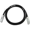 BlueOptics MC2206310-0005 compatibele BlueLAN QSFP direct attach-koperkabel, 40GBASE-CR4, 0,5 m, 30 AWG